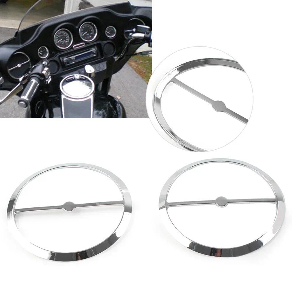 2 Chiếc Chrome Xe Máy Loa Bên Trong Fairing Bao Viền Nướng Cho Harley Davidson Electra Tri Street Gl