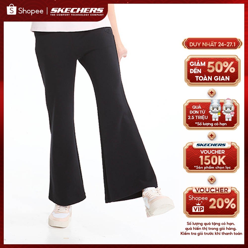 Quần Dài Thể Thao Nữ Skechers Lifestyle Physical Academia Collection Lounge Pants - L125W036-0018