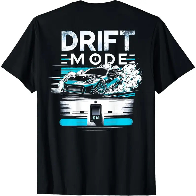 Chế độ Drift On Drifting Cars Men Auto Racing Mechanic Drift Áo thun