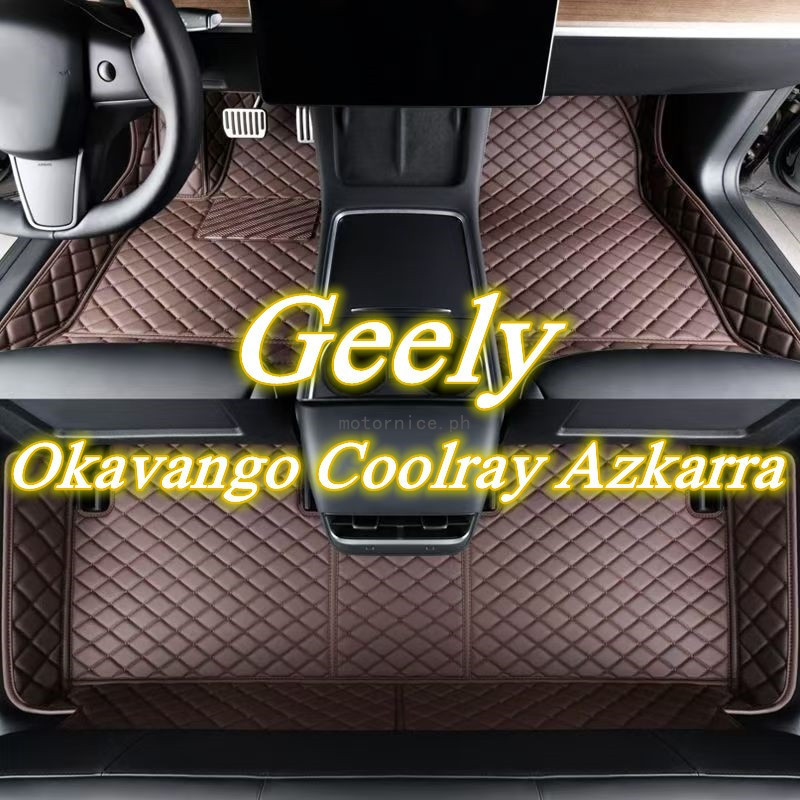 [Sẵn sàng] Dành cho [Geely Okavango Coolray Azkarra] Thảm trải sàn ô tô Đĩa sâu- 3 chiếc Thảm tự độn