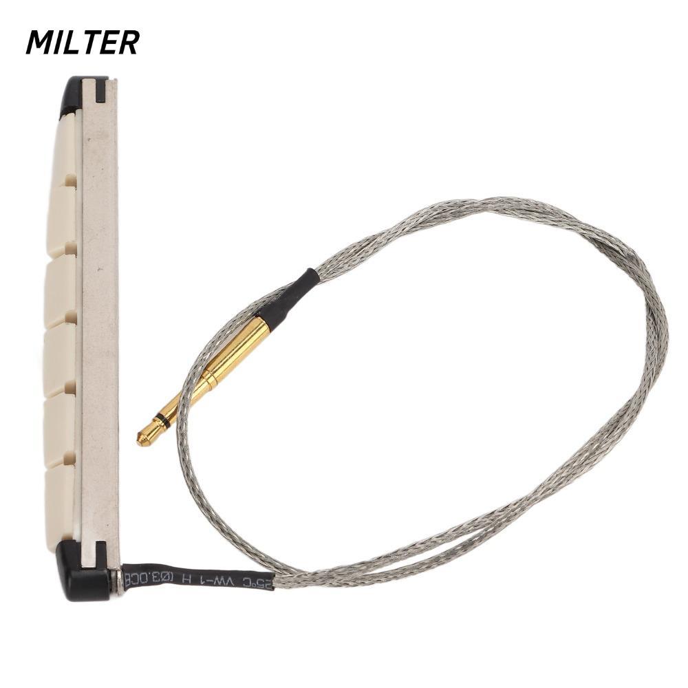 SỮA ​Cầu tích hợp Pickup, ​Cầu tích hợp​ Que Pickup Guitar Strip, Guitar 6 dây di động​ Pickup thay 