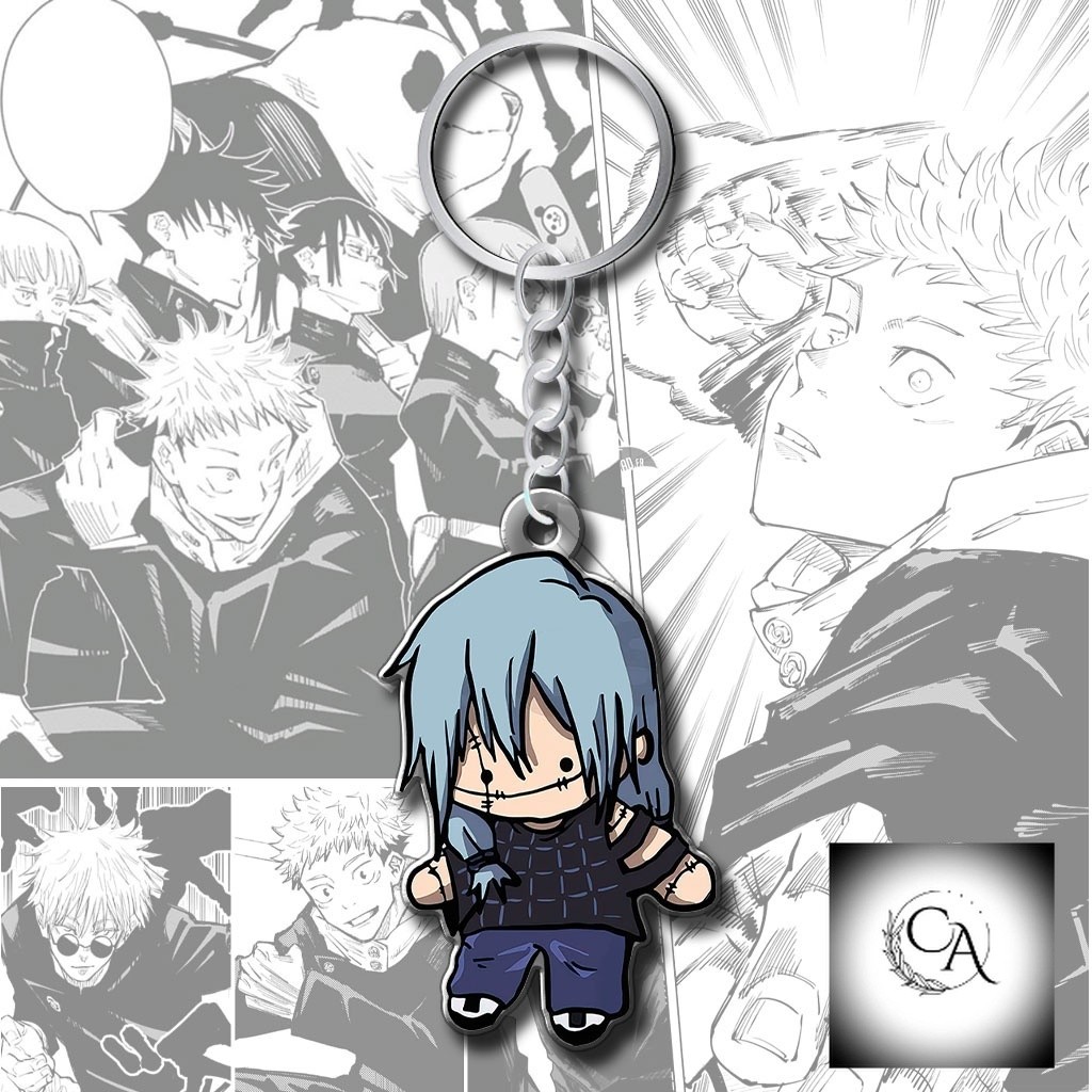 Móc khóa Mahito Chibi Jujutsu Kaisen Anime Manga Quà Tặng Cho Cặp Đôi Bạn Bè Gia Đình