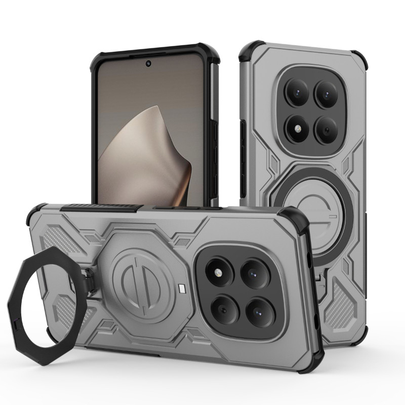 Dành cho POCO M8 M8Pro Vỏ giáp chống sốc cấp quân sự cho Redmi Note 15 Pro Max Giá đỡ sạc không dây 