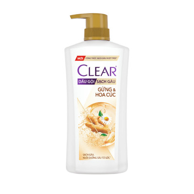 Dầu Gội Clear Gừng & Hoa Cúc Giúp Nuôi Dưỡng Sâu Từ Gốc 630g | Guardian Việt Nam