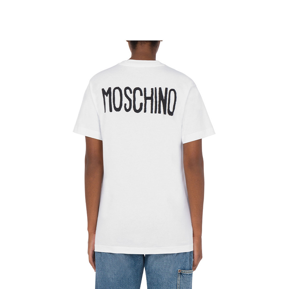 Moschino / Moschino Đầu Xuân Unisex Lưu TrữSlogan Áo Thun