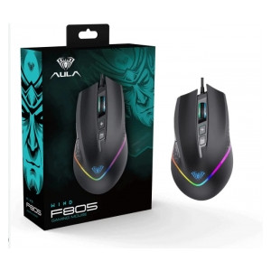 Chuột có dây AULA F805 Led Rainbow USB Gaming Chính hãng