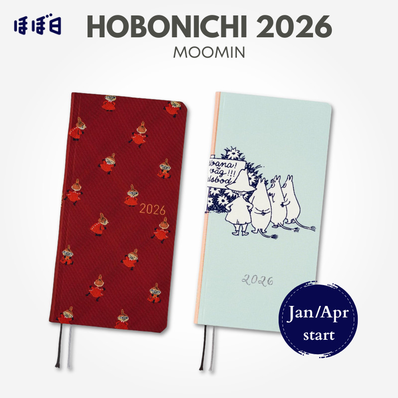HOBONICHI Techo 2026 Moomin Series - Weeks Size (Starts in January/April)
