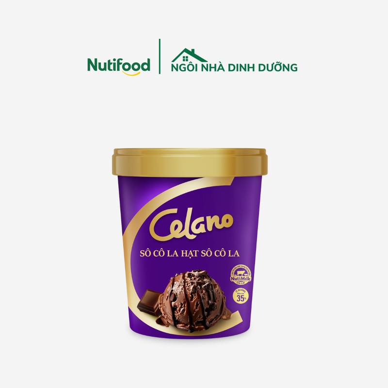 Kem Hộp Giấy Celano Sôcôla 460ml - Sôcôla Đậm Vị
