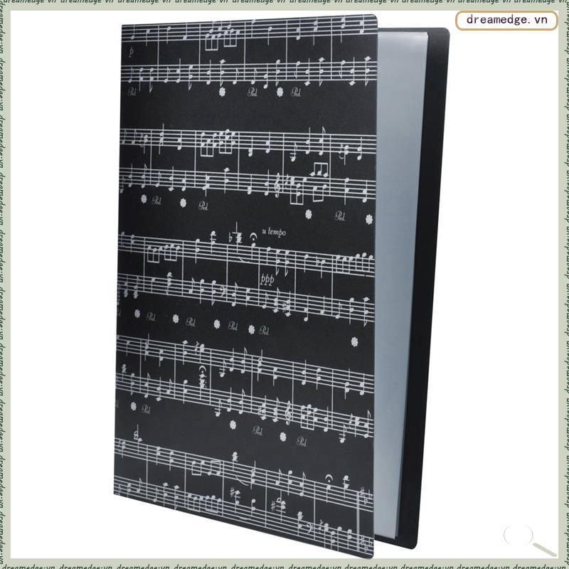 [dreamedge] PP Music Sheet File Paper Storage Folder Documents Holder Blank Sheet Files Plastic A4 S