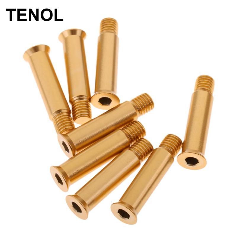 TENOL 8 Chiếc INLINE SKATE Wheel, Roller Skates Trục Vít Bu Lông Mang Spikes 34mm