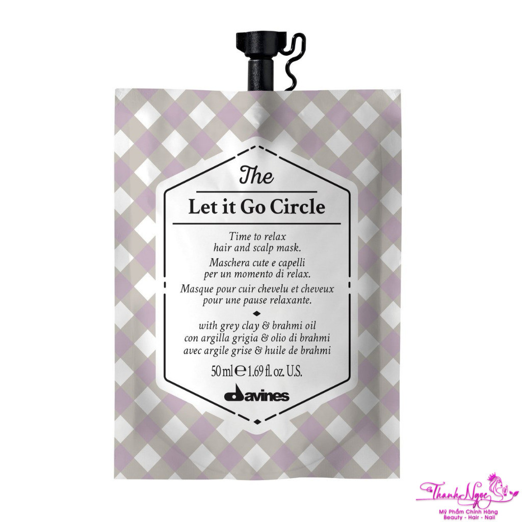 Mặt nạ giảm căng thẳng cho da đầu Davines The Let It Go Circle 50ml . TN