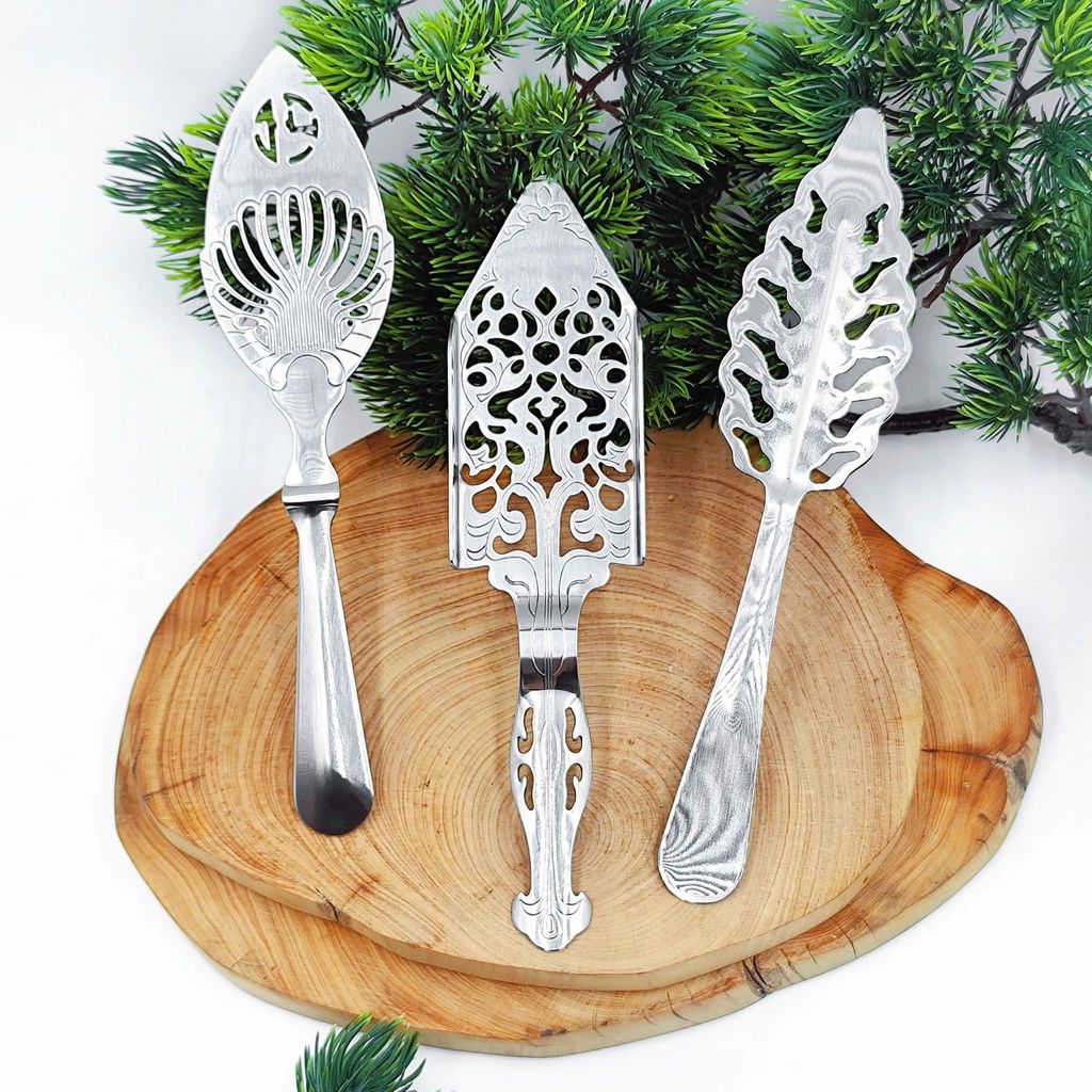 B&B Supplier Absinthe Spoon Inox | Dụng Cụ Muỗng Absinthe Inox Đốt Đường Pha Chế Cocktail Chất Lượng