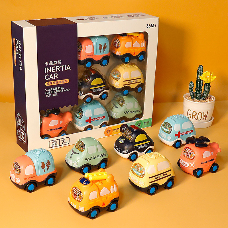 Đồ chơi trẻ em Playset Inertia Boy Baby Car Model Gift