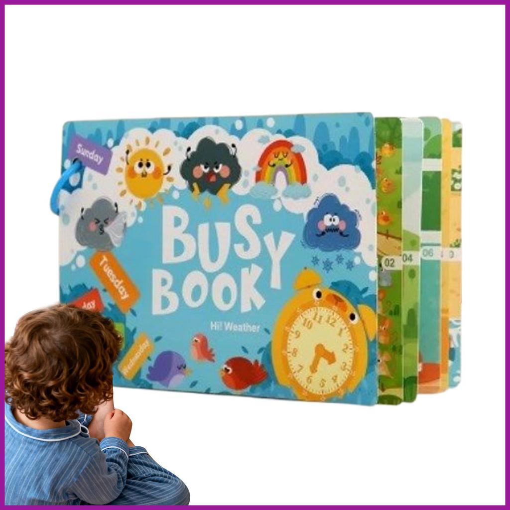 Sách học mầm non Tương tác ngộ nghĩnh Trẻ em có thể tái sử dụng Sách bài tập Đồ chơi du lịch cho trư