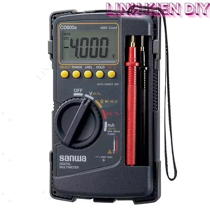 Sanwa CD800A Đồng Hồ Đo Hiển Thị Số Japan Linh Kiện DIY