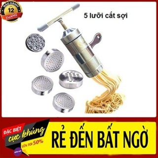 Máy Làm Bún Tươi Mini , Dụng Cụ Làm Mỳ Bún Cầm Tay , Máy Ép Mỳ Bún 5 Lưỡi Inox Làm Mỳ Bún Tươi Ngon, Top 7 Máy Làm Bú