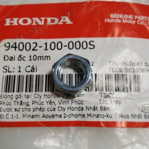 ĐAI ỐC HONDA 10MM XÀI NHIỀU XE (PTXM03)