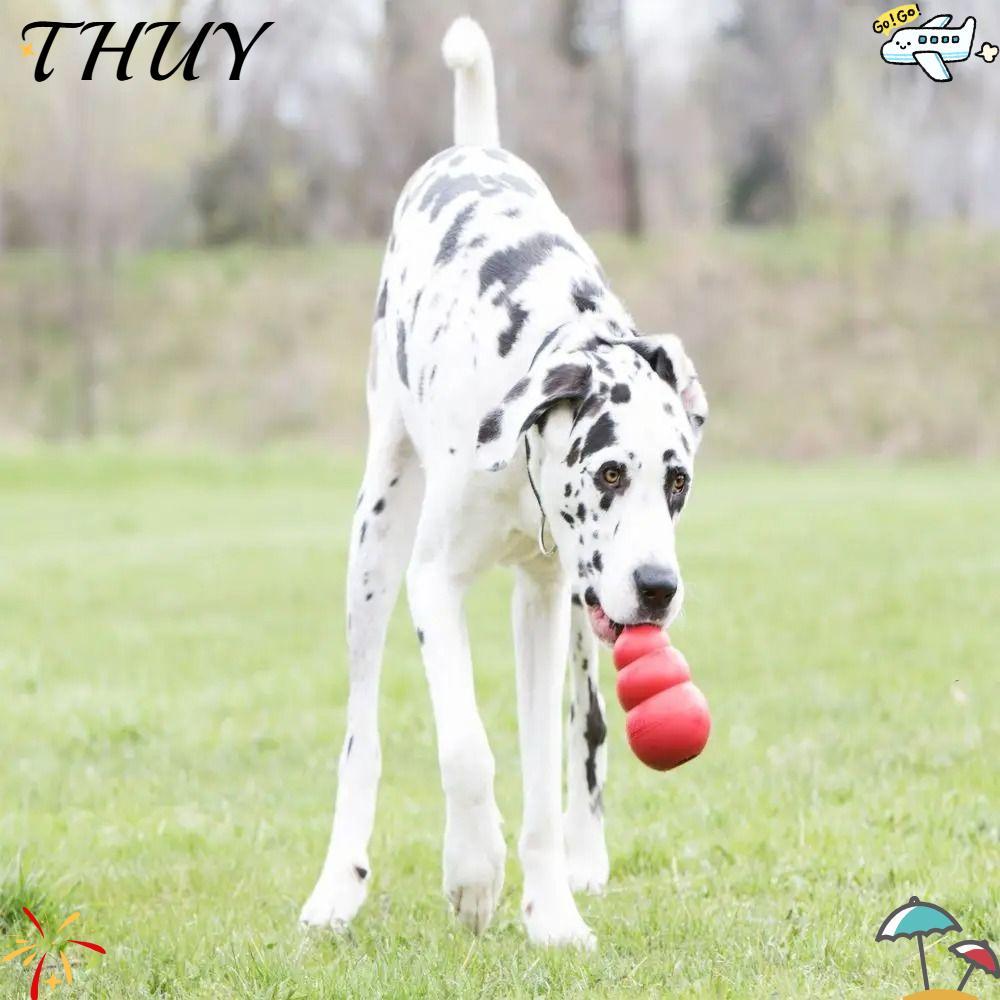 Đồ chơi chó con THUY Kong, Đồ chơi chó nhồi bông Erratic Bounce Kong, Đồ chơi xếp nếp bằng cao su bề