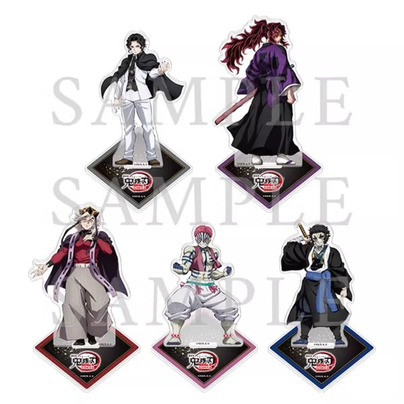 Anime Demon Slayer Kimetsu no Yaiba Acrylic Đứng Búp Bê Douma Akaza Hình Cosplay Đồ Chơi Quà Tặng
