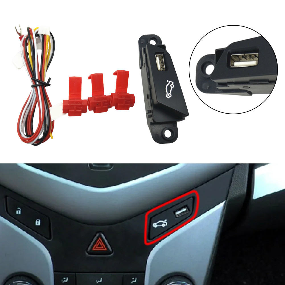 Trunk Button Switch Assembly Car Open/Close Button Switch Assembly for Cruze#DELA