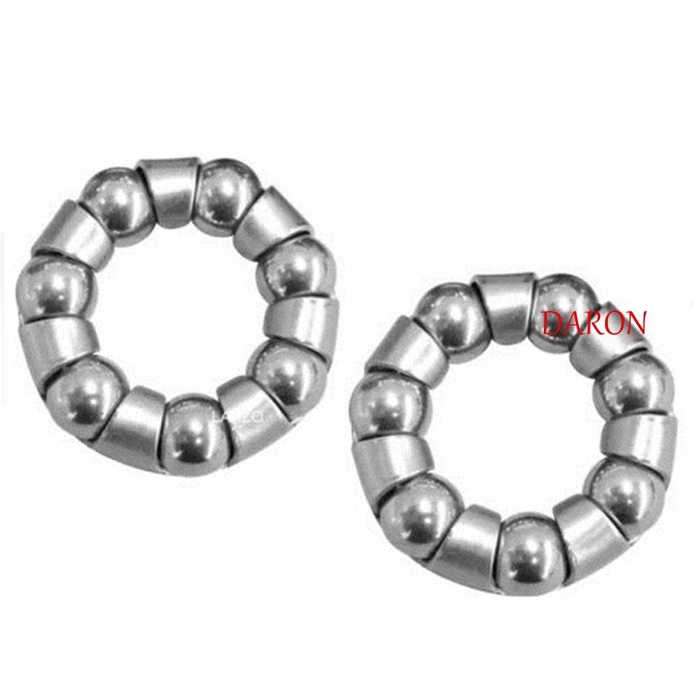 Vòng bi xe đạp DARON Đi xe đạp 3 / 16 "Bạc Xe đạp MTB Xe đạp Trung tâm phía trước