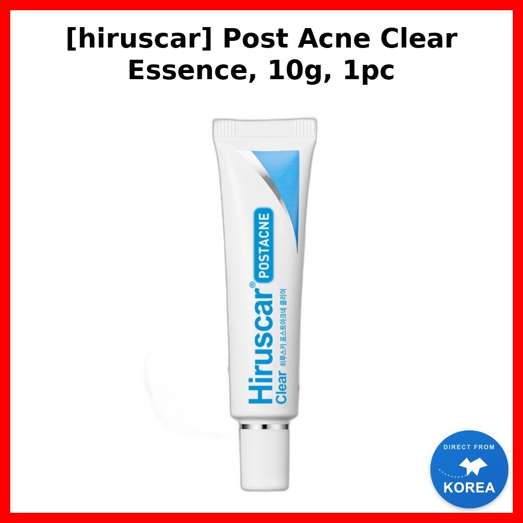 [hiruscar] Tinh chất trong suốt Post Acne, 10g, 1pc / Tinh chất Hàn Quốc / Điều Hỗ trợ giảm mụn sau 