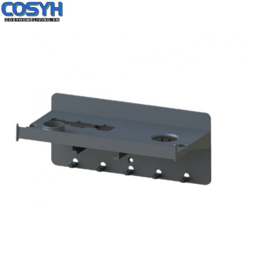 <cosyh>Space Saving Kitchen Rack for Blender Accessories Wall Mounted Storage Organizer