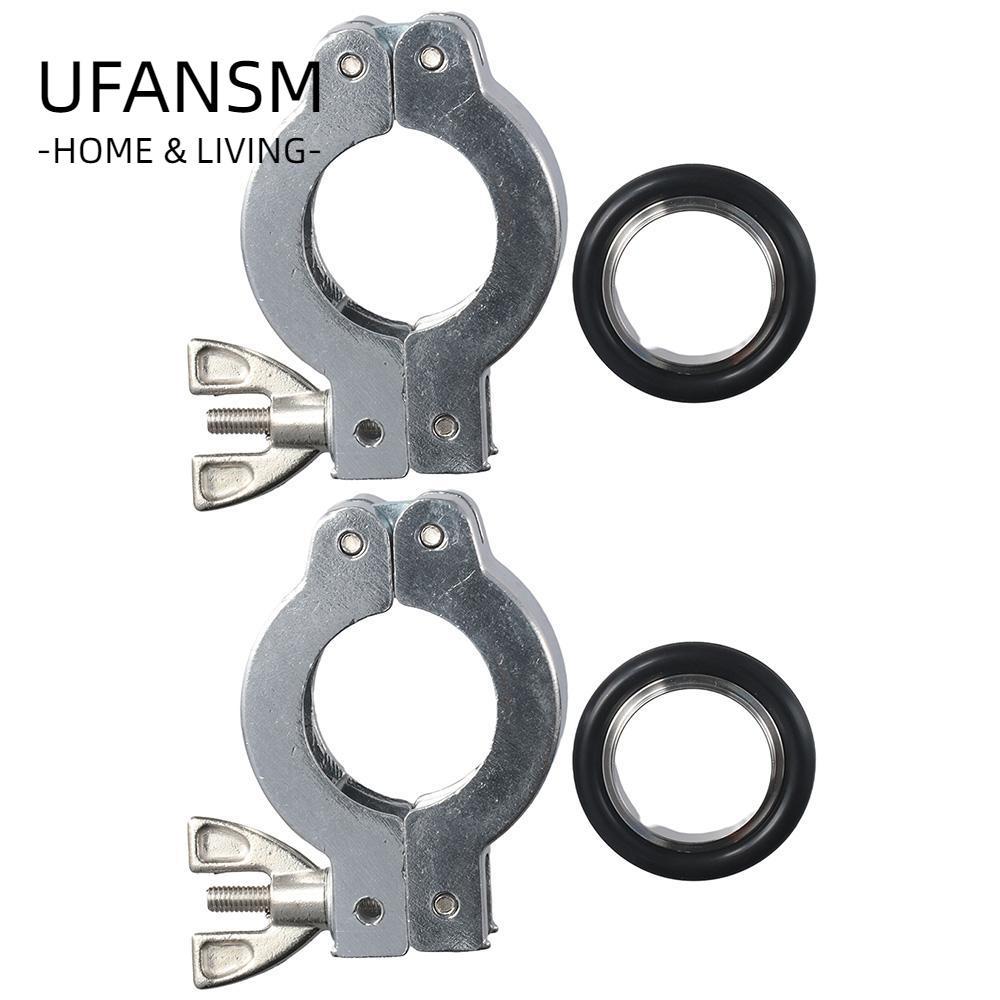 Vòng định tâm UFASM O TYPE, Kẹp nhôm cao su KF25, Đen cầm tay KF25 Cánh bạc đai ốc bản lề kẹp công n