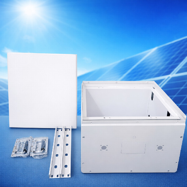 Vỏ thùng CNC đựng Pin Lithium 24v 280Ah-314Ah Lifepo4 (cắt chờ lỗ màn 3.2in) Kèm ốc tay xách inox