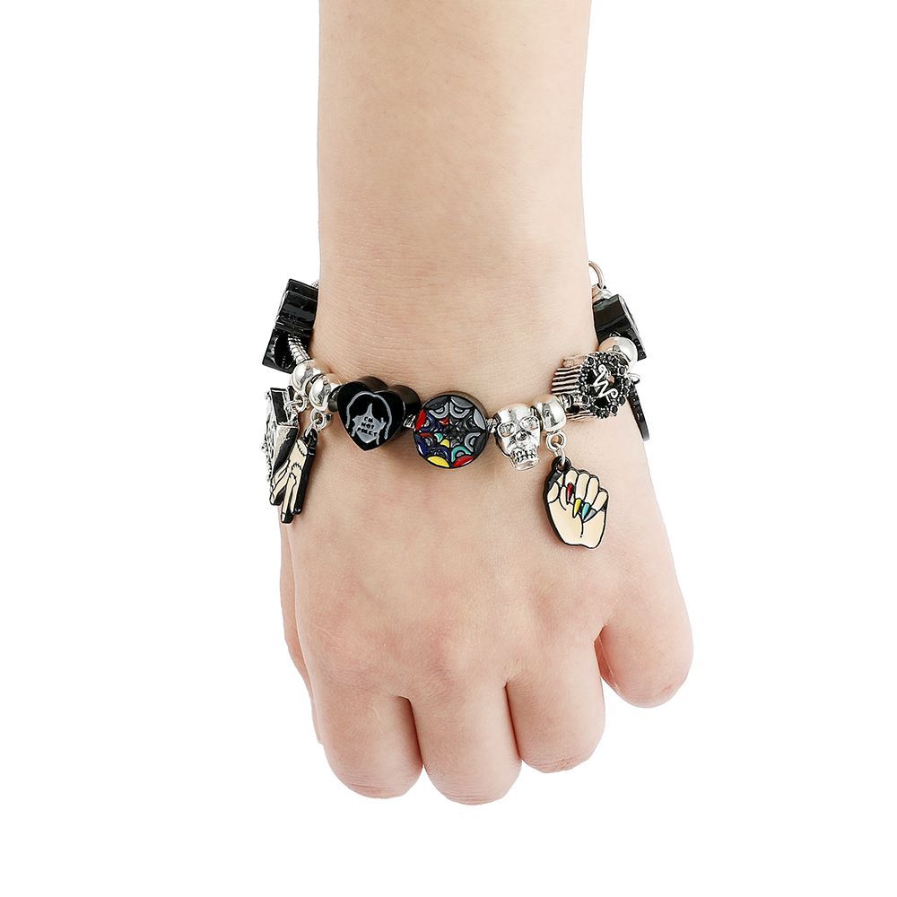 Hot Sale#New Movie Wednesday Wednesday Pandora diy Beaded bracelet5ya ETCC