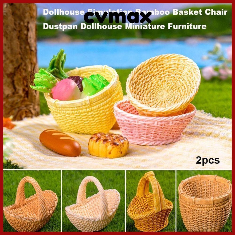 CVMAX Nhà búp bê Nội thất thu nhỏ Mini 3-4cm Đa phong cách Nhà búp bê Trang trí mô phỏng'