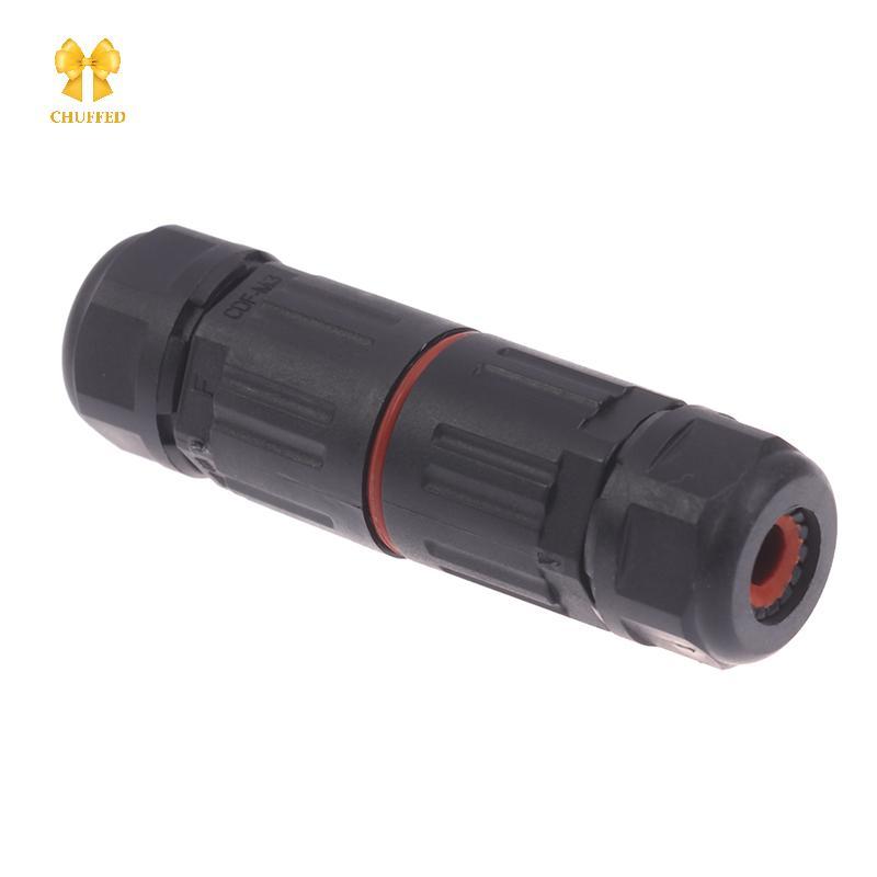 [Chuffed-t] 2 Cái IP68 2Pin Đầu nối thẳng chống nước Đầu nối cáp dây điện Cắm ngoài trời Soet Termin