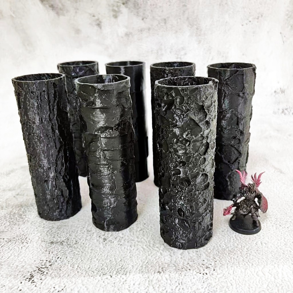 Spot Goods#War Hammer40K Dungeons and Dragons 3D Terrain/Bark texture7Optional 12.5cm Roller mold