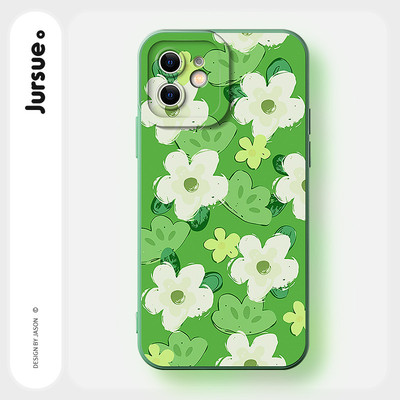 JURSUE Ốp lưng Hoa văn Họa tiết nữ chống sốc chống bẩn mềm cho iPhone 17 Air 16 15 14 13 12 11 PRO MAX SE 2020 X XR XS ip 8 7 Plus MZ50413Q
