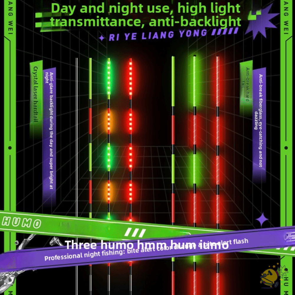 Phao dạ quang INNEXT - Thiết kế thông minh LED phát sáng, cực kỳ nhạy bén, phù hợp cho câu cá chuyên