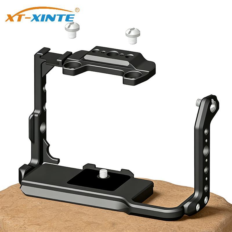 XT-XINTE FX2 Kim Loại Video Camera Lồng Ổn Định Giàn Khoan Cho Sony FX2 Khung Bảo Vệ Camera Có Đế Lạ