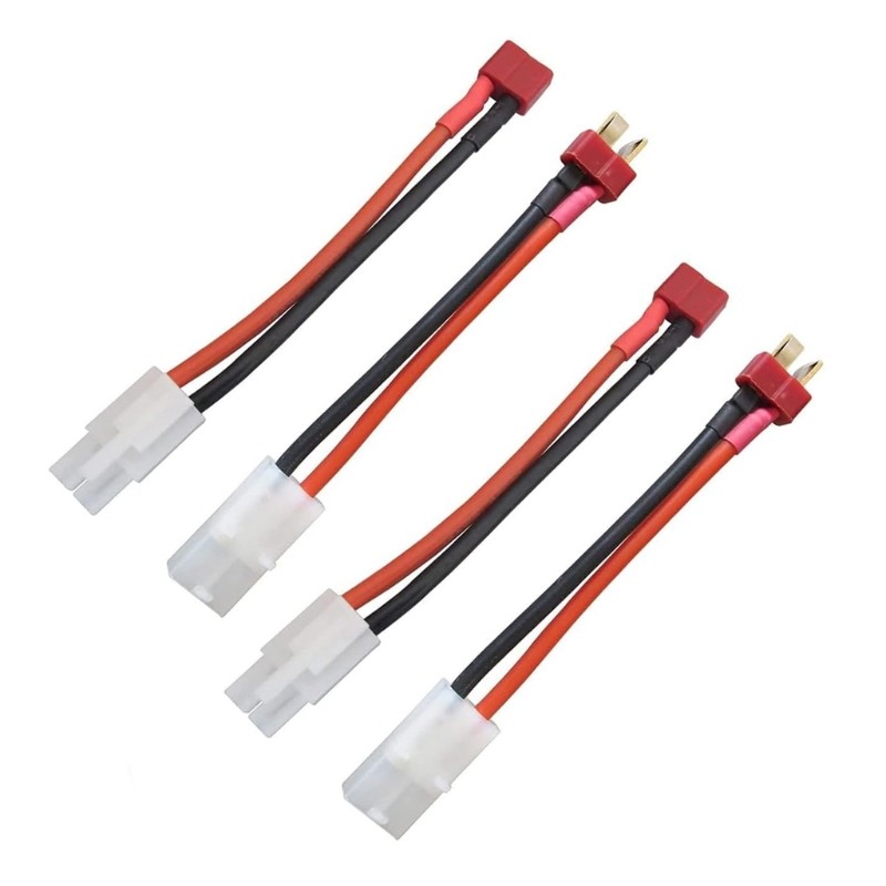 Cáp sạc silicon màu đỏ linh hoạt Fa 14AWG T Plug Connector
