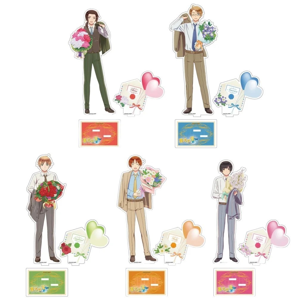 Mô hình Standee Hetalia Axis Powers Anime Mica Acrylic trang trí bàn học phụ kiện quà tặng fan Hetal