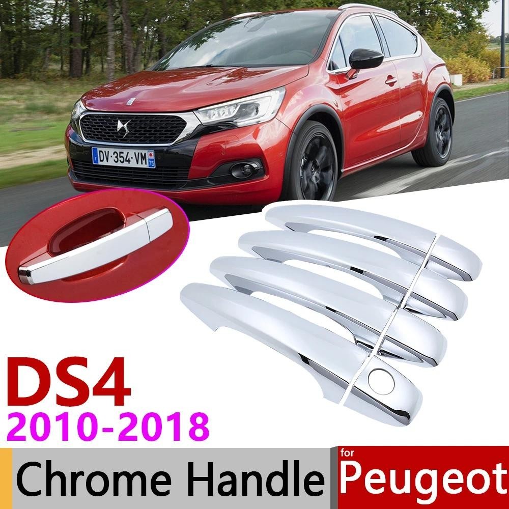 Cho Citroen DS4 DS 4 2010 ~ 2018 Chrome Tay Nắm Cửa Bao Phụ Kiện Xe Hơi Dán Viền Bộ 2011 2012 2013 2