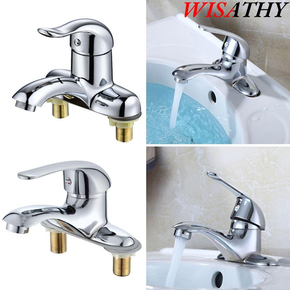 WISATHY Vòi chậu WISHY, Vòi phòng tắm công tắc van mở nhanh, Vòi rửa nóng lạnh