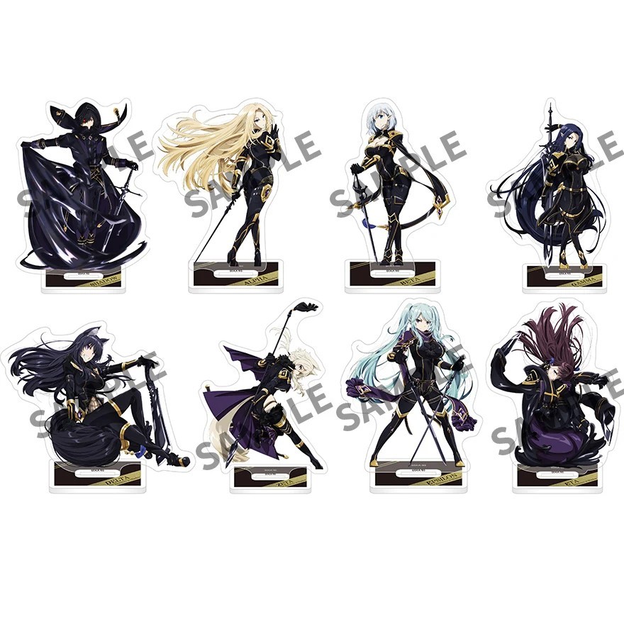 Standee anime Ta Muốn Trở Thành Chúa Tể Bóng Tối mô hình mica trang trí bàn học quà tặng Cid Kagenou