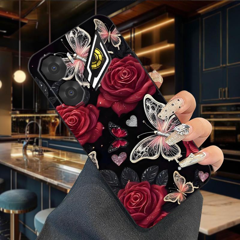 Ốp Lưng Cho ZTE Nubia Neo 3 5G Neo 5G Neo 3 GT Music 2 Neo 2 5G Nubia Music Red Rose Phone Case, ZTE