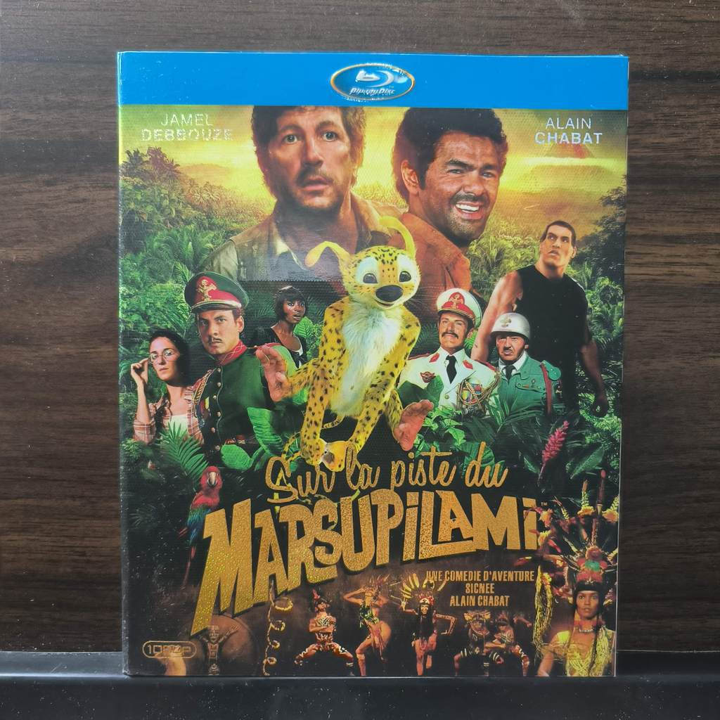 Đĩa Blu-ray Phim Pháp HOUBA Trên Con Đường Của Marsupilami (2012) Blu-ray BD25 Zh Thương Hiệu Mới Đó