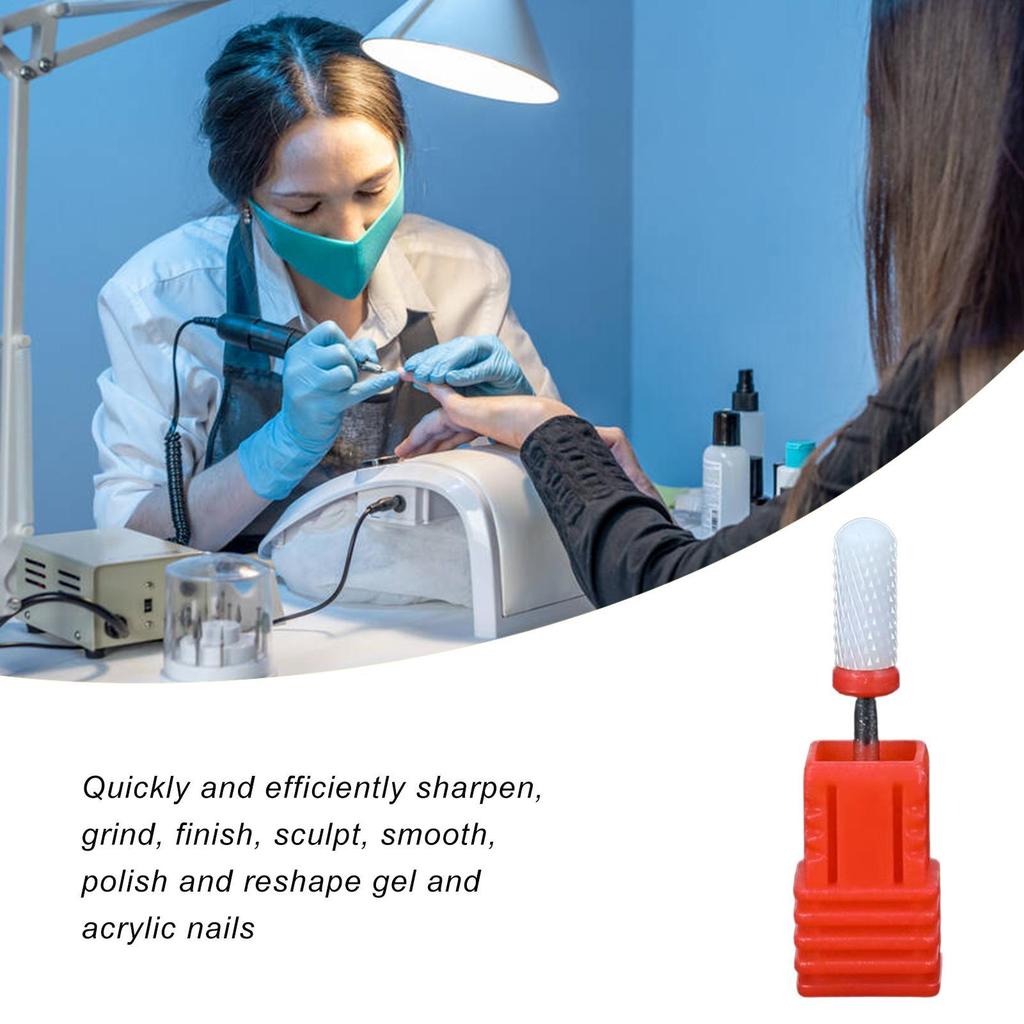 Nail Drill Tips Professional Nail Drill Ceramic Nail Drill Bits Ceramic Nail Drill Bits Portable Nai