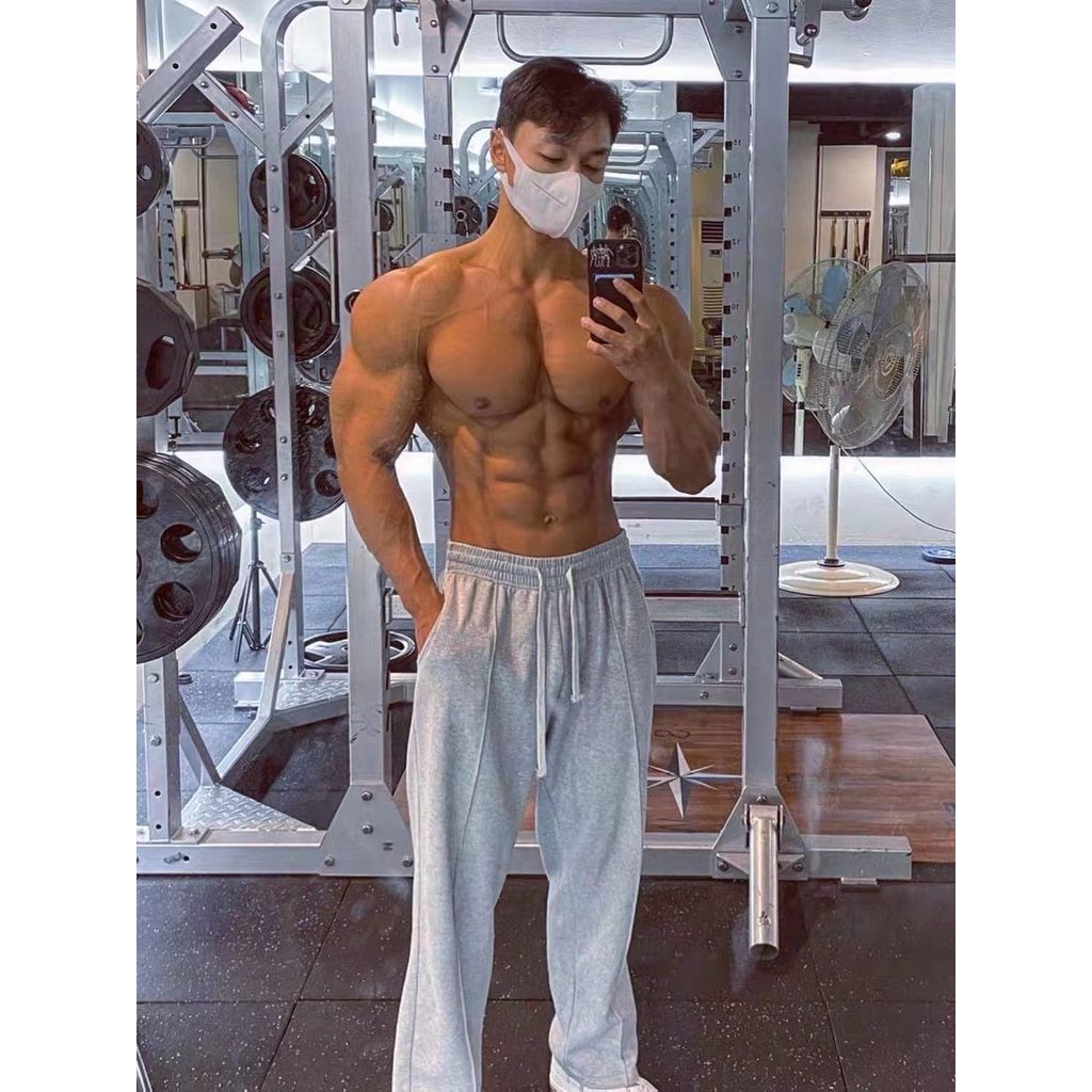 quần jogger quần jogger nam túi hộp Quần Sweatpants Nam Thể Dục Cao Cấp, Thiết Kế Thời Trang Đường P