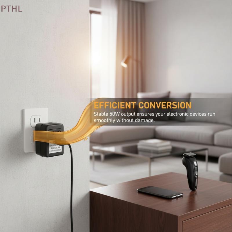 [GON] Bộ chuyển đổi điện áp bước lên đa năng 50W 220V sang 110V 110V sang 220V cho tiện ích nhà bếp 