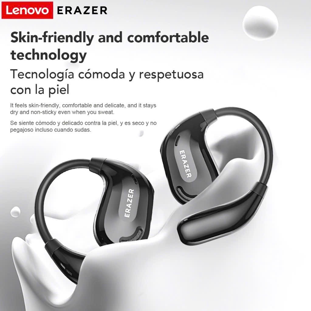 Tai Nghe True Wireless Kẹp Tai Phiên dịch 134 ngôn ngữ Lenovo Erazer XT66 Pro | BT 5.4 | Đèn báo | BigBuy360 - bigbuy360.vn