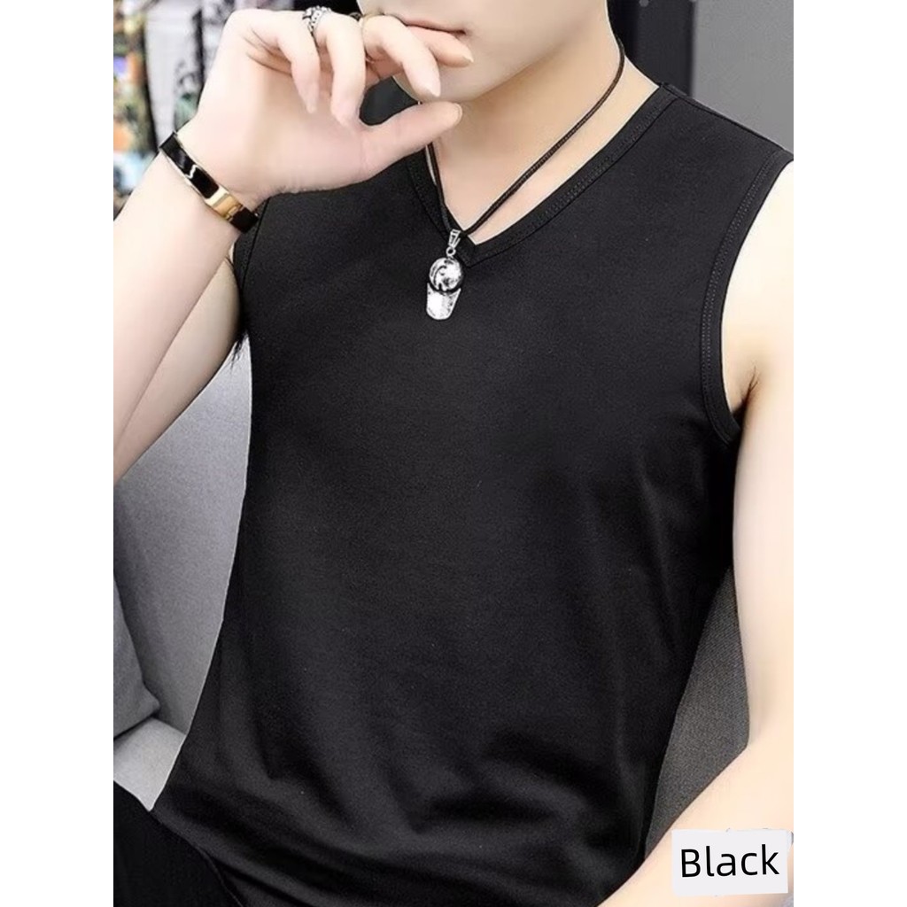 áo thể thao nam áo ba lỗ nam Áo ba lỗ nam thanh niên tay ngắn ôm dáng mùa hè