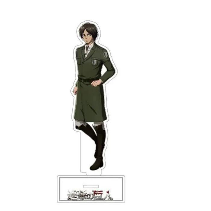 Attack on Titan Anime Hange Zoe Levi Mikasa Ackerman Eren Armin Acrylic Stand 8cm Erwin Action Figur