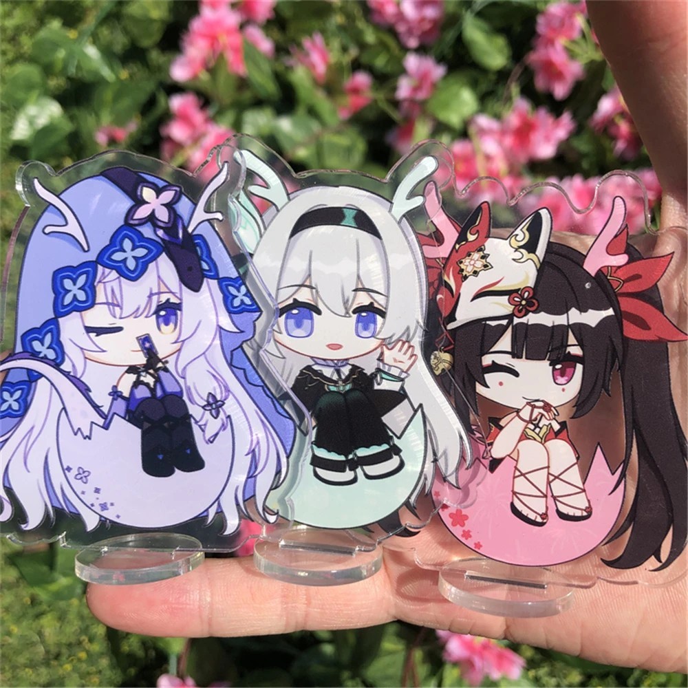 Standee Honkai Star Rail mô hình mica trang trí Black Swan Aventurine Acheron Robin Sparkle Firefly 